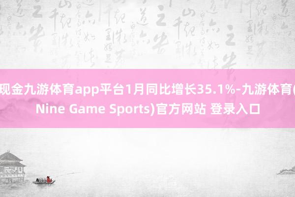现金九游体育app平台1月同比增长35.1%-九游体育(Nine Game Sports)官方网站 登录入口